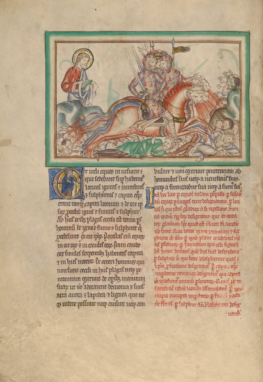 Los jinetes de los caballos de fuego de Unknown artist