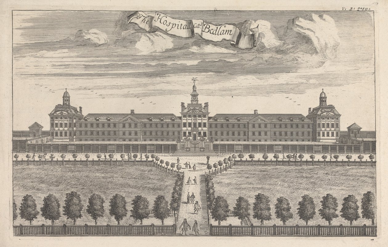 El hospital llamado Bedlam de Unknown artist