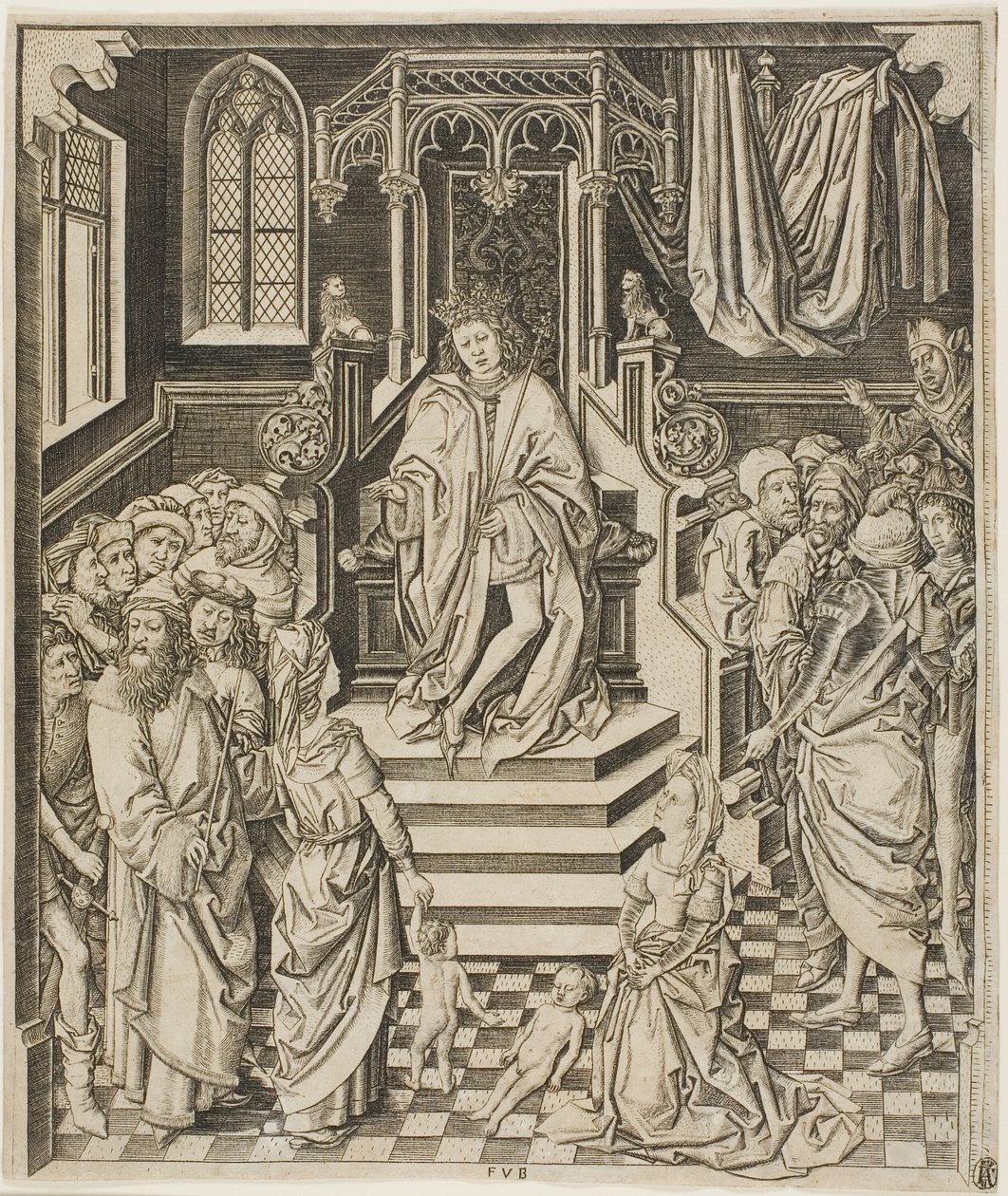 El juicio de Salomón de Unknown artist