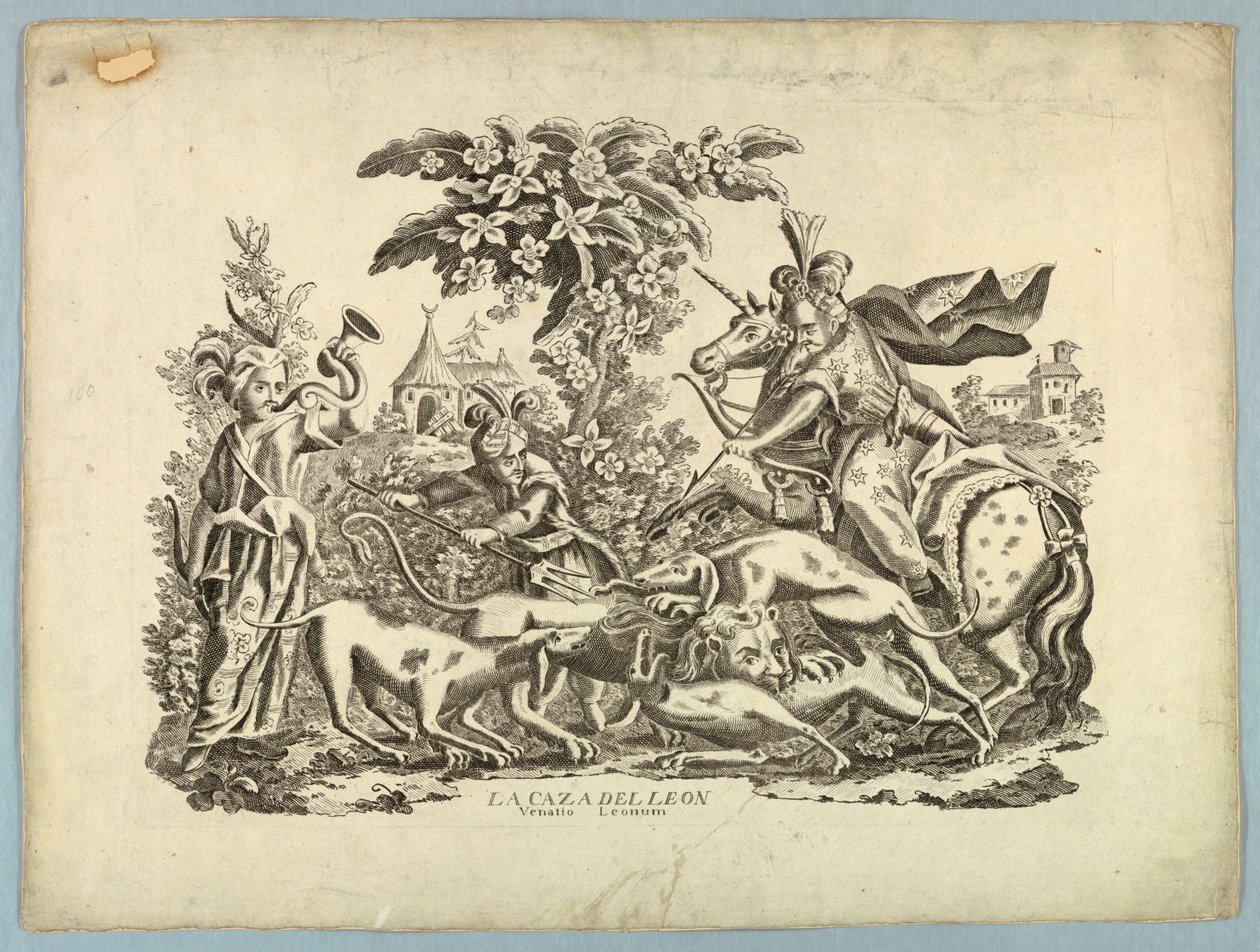 La Caza del León de Unknown artist