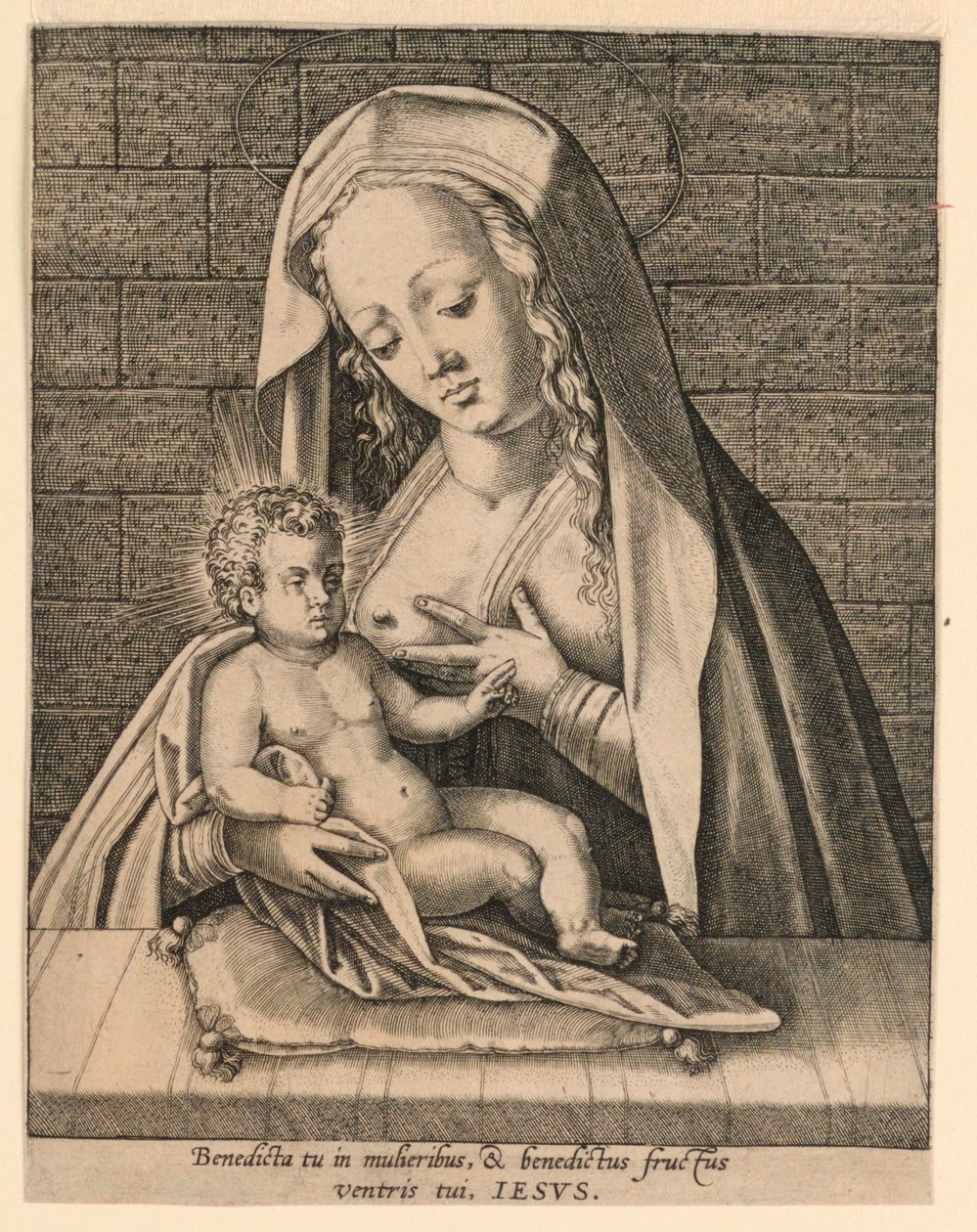 La Madonna y el Niño de Unknown artist
