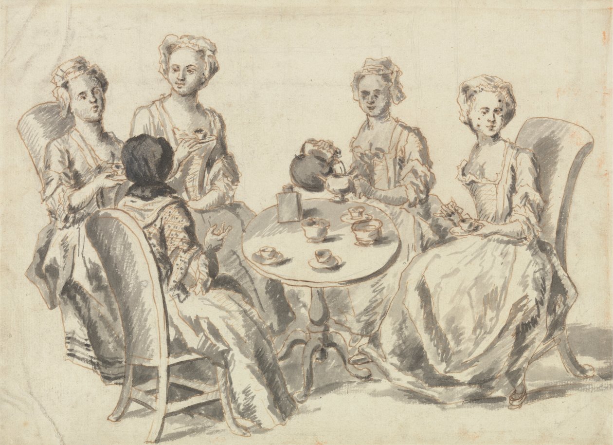 El Tea Party de Unknown artist