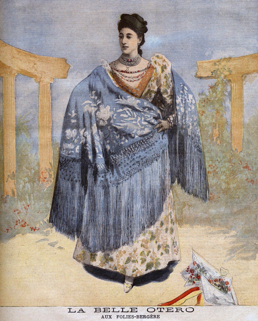 La bella Otero en el Folies-Bergère en 1894 de Unknown artist