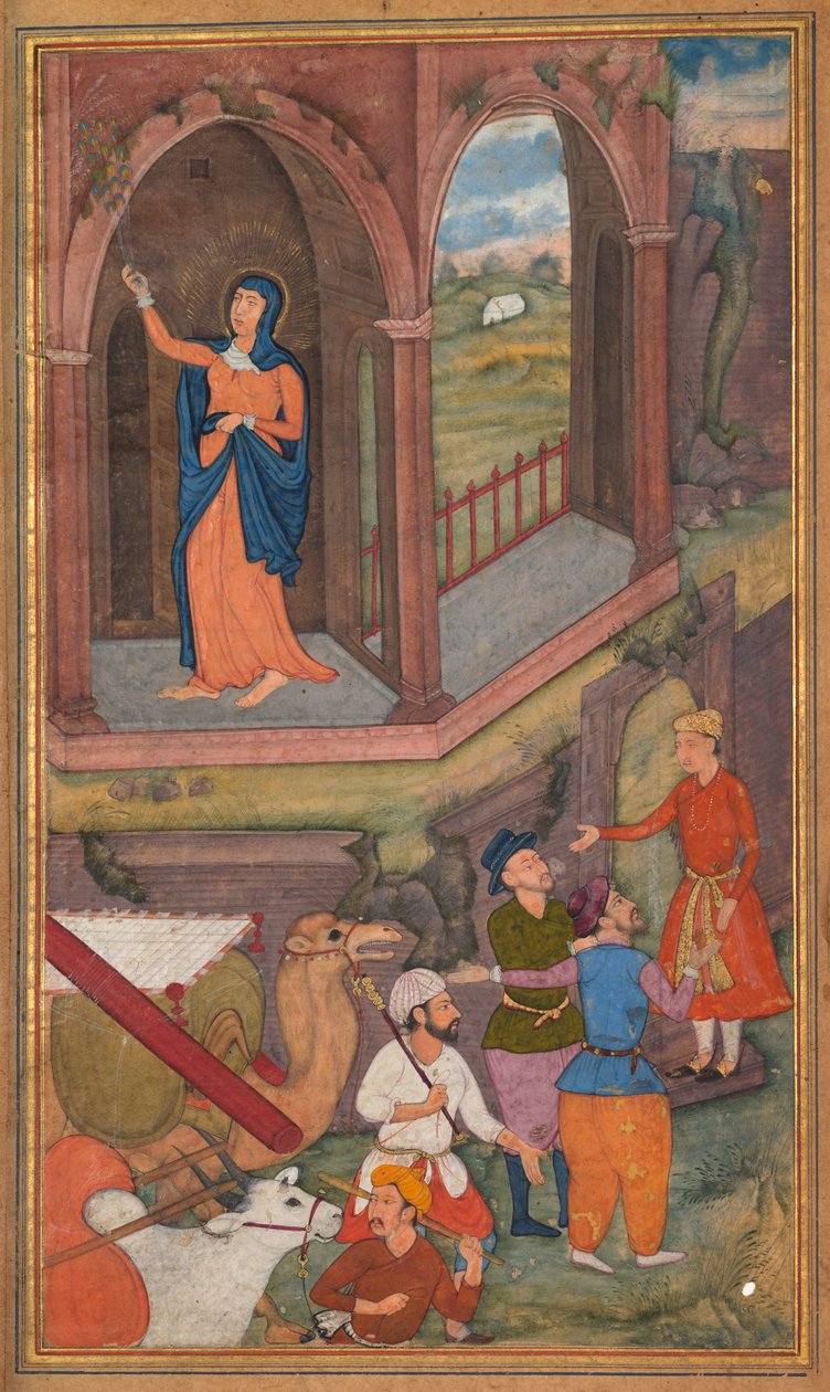 El lugar del nacimiento de Jesús, de un Espejo de Santidad (Mir’at al-quds) del Padre Jerome Xavier de Unknown artist