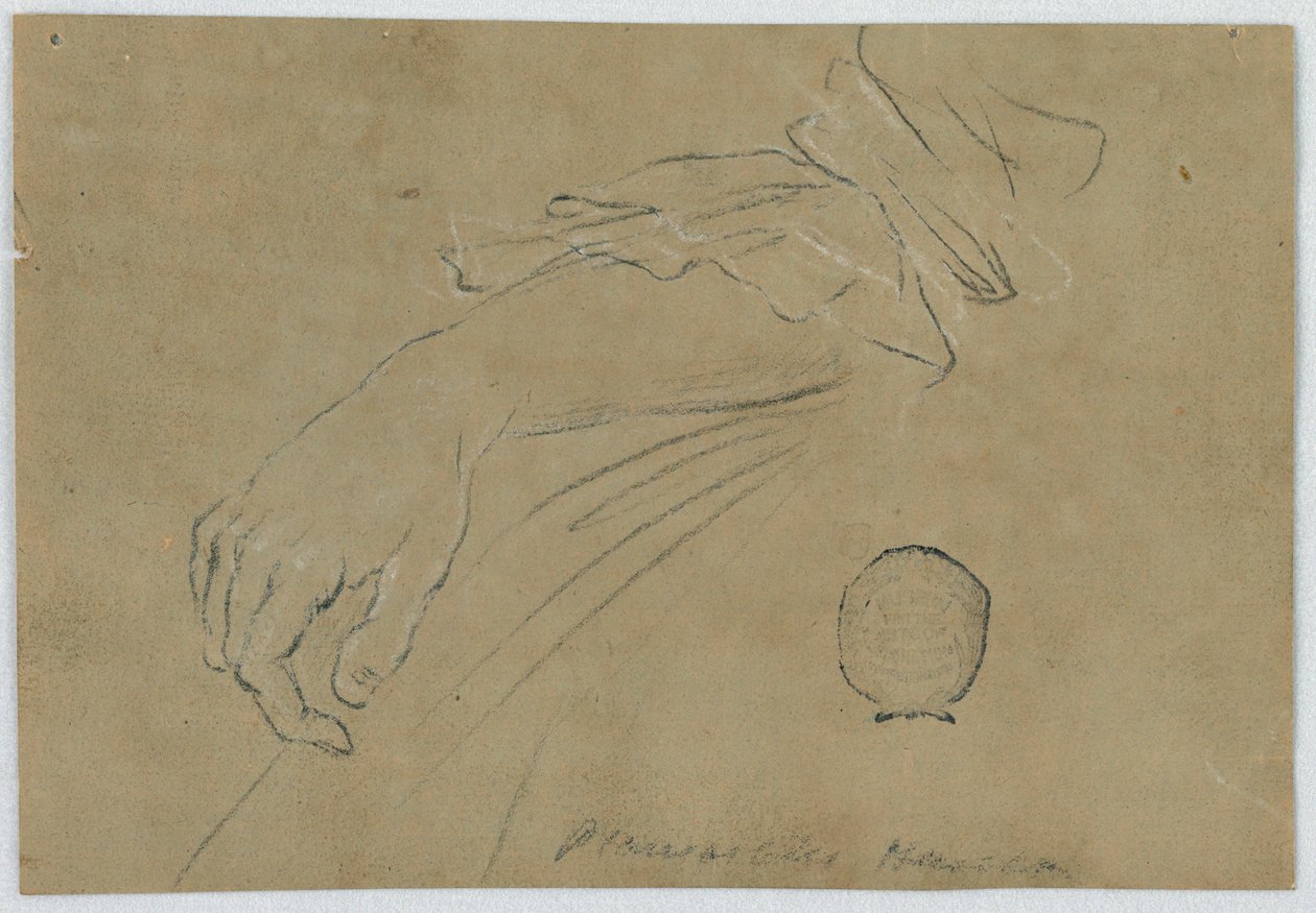El antebrazo derecho de la misma mujer de Unknown artist