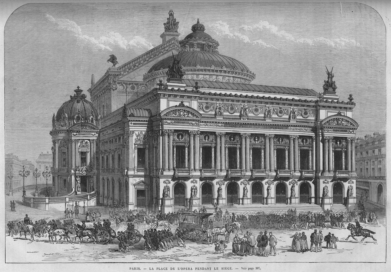 El sitio de París por los prusianos. 1871. Place de l