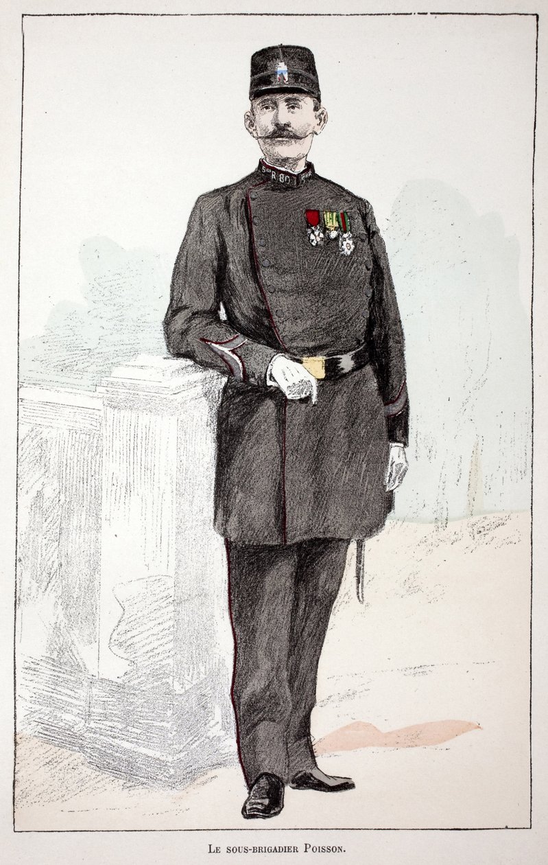 El sub-brigadier Poisson de Unknown artist