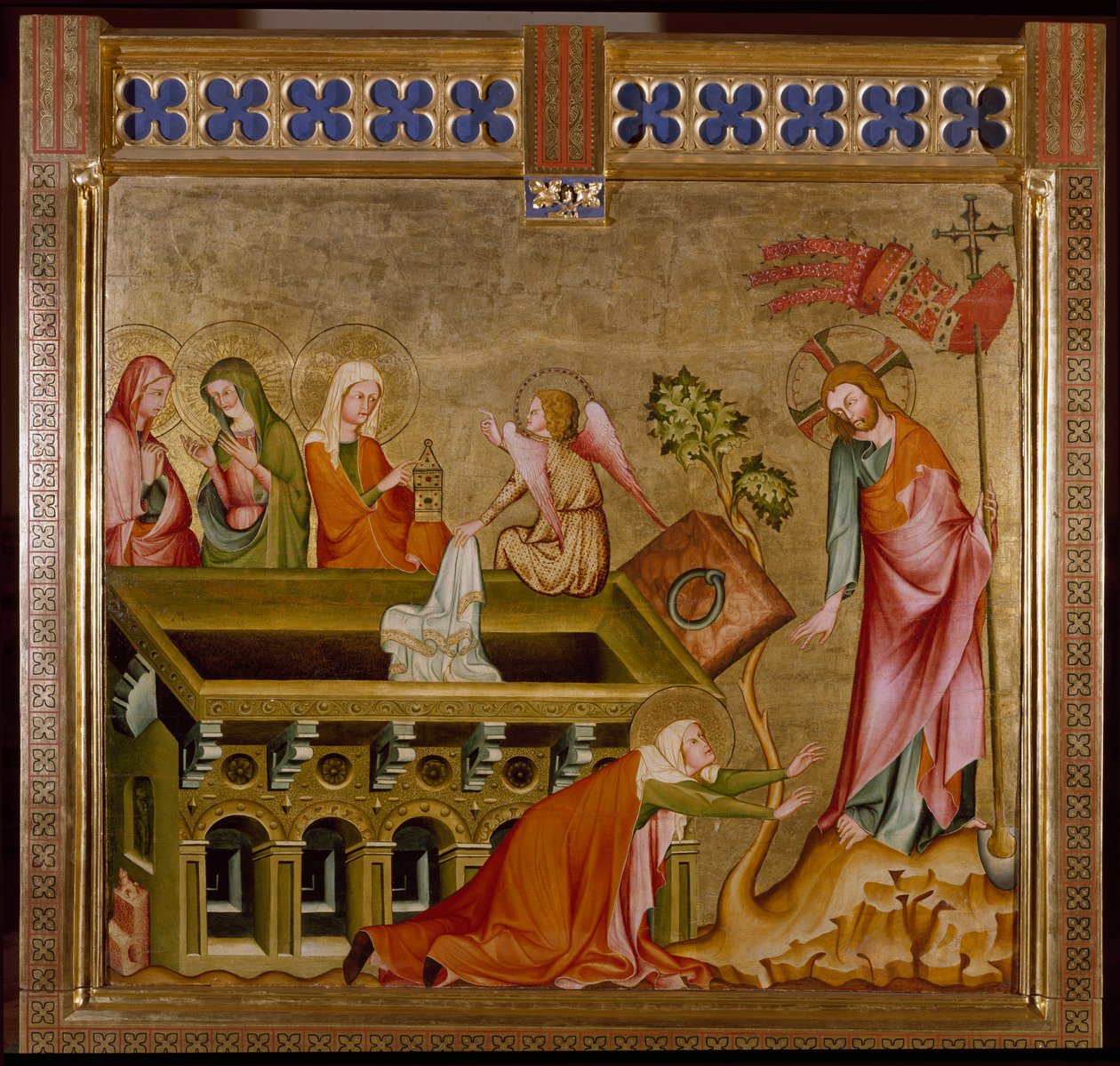 Las tres mujeres en el sepulcro y Noli me tangere de Unknown artist