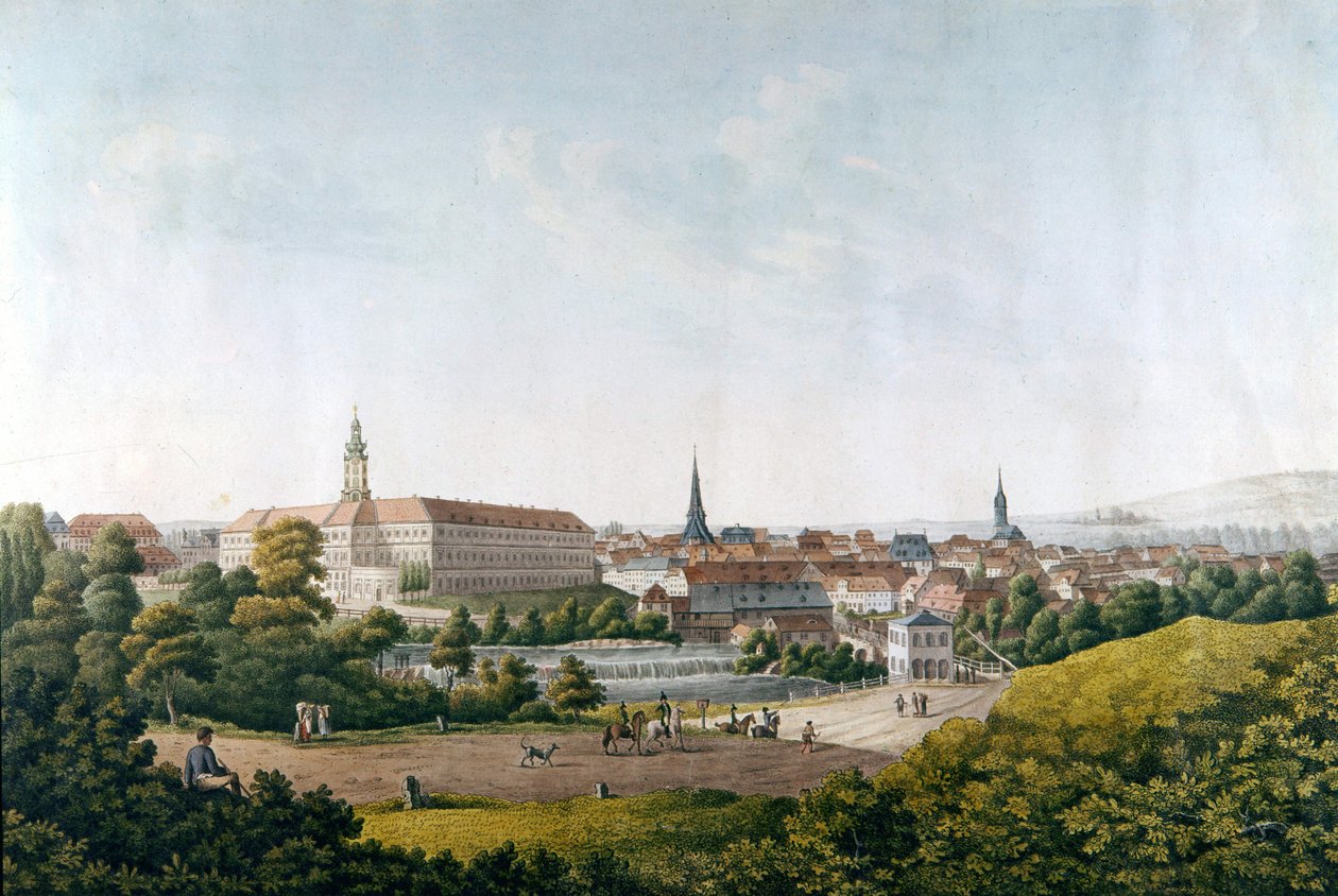 La ciudad de Weimar a finales del siglo XVIII de Unknown artist