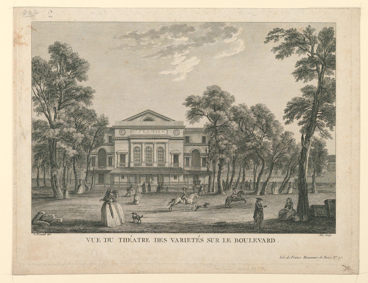 Teatro de Variedades en París de Unknown artist