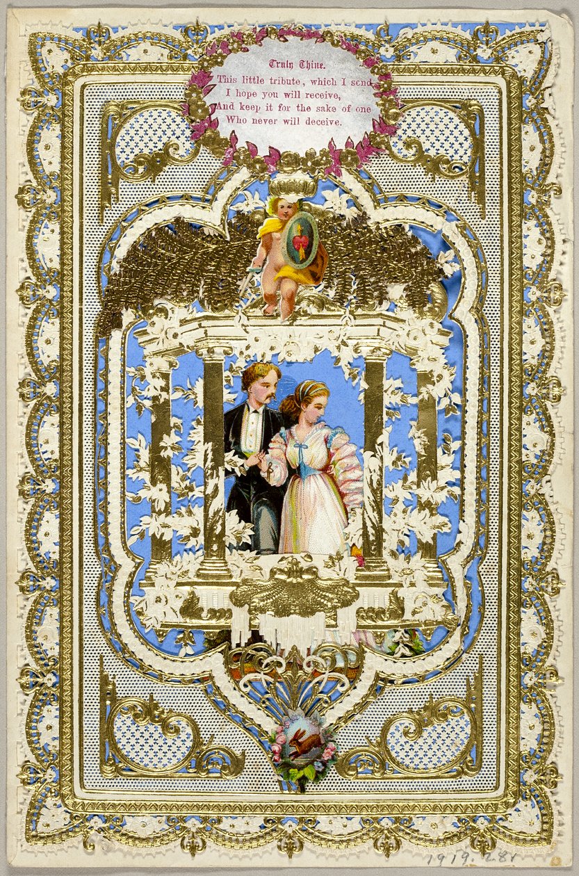 Este pequeño homenaje, que envío (san valentín) de Unknown artist