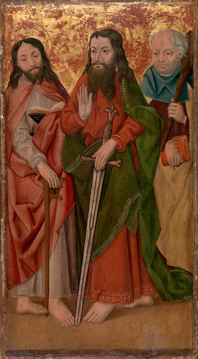 Tres Apóstoles, Centro Uno con Espada de Unknown artist