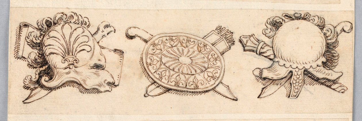 Tres trofeos de Unknown artist