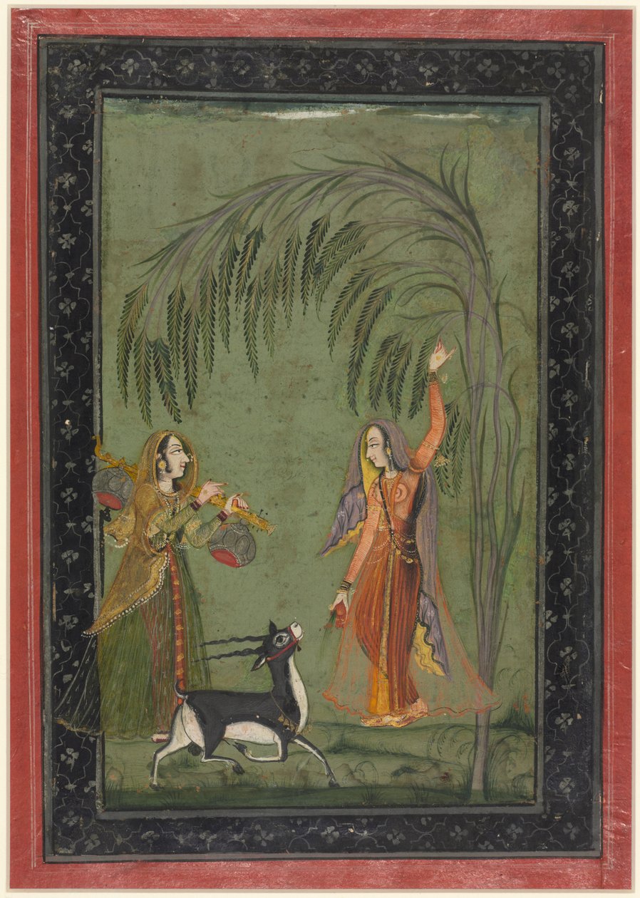 Todi Ragini, de una serie de Ragamala de Unknown artist