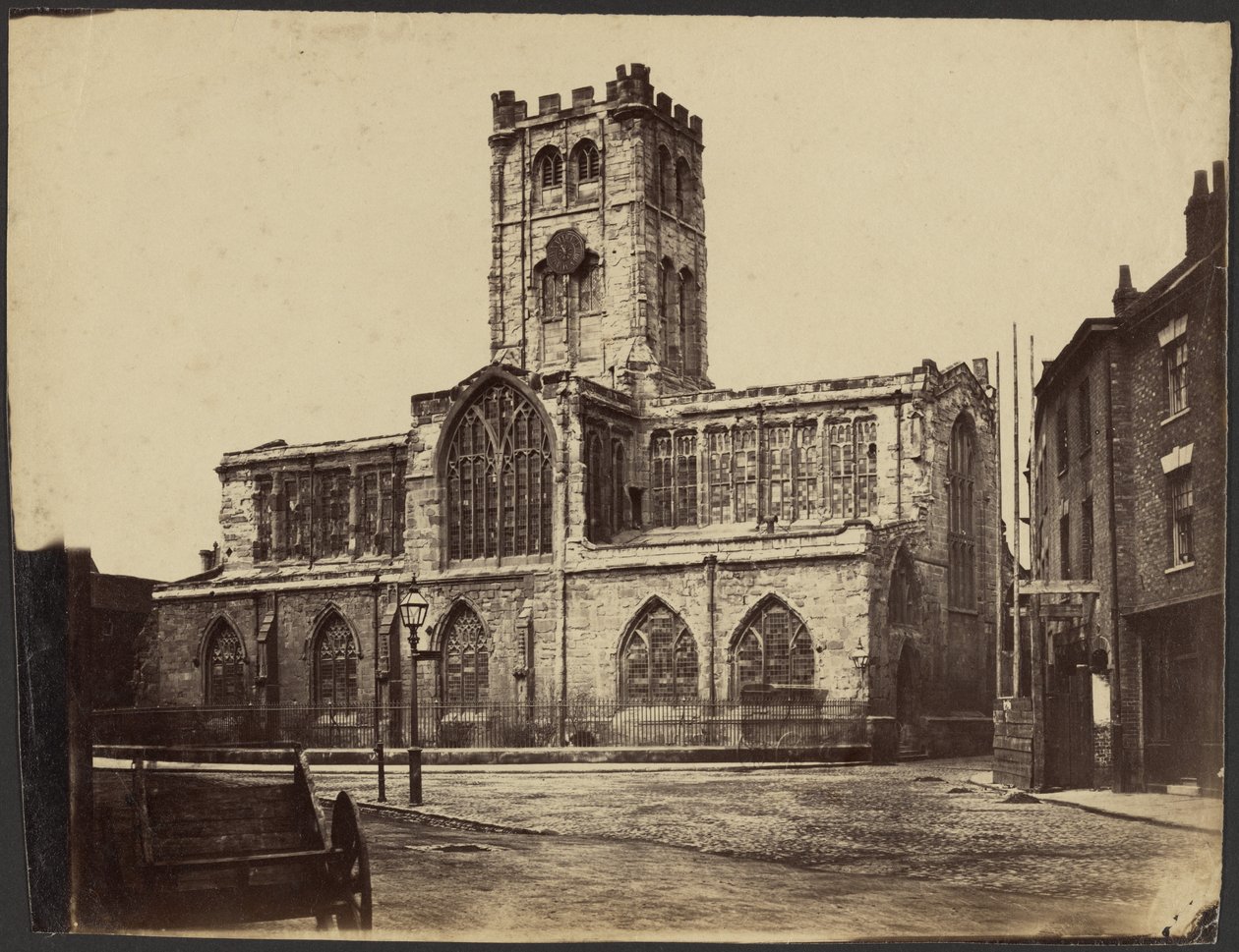 [Iglesia del pueblo] de Unknown artist