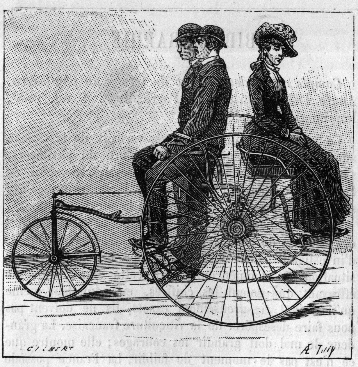 Triciclos en la Exposición del Stanley Club en Londres, Inglaterra de Unknown artist