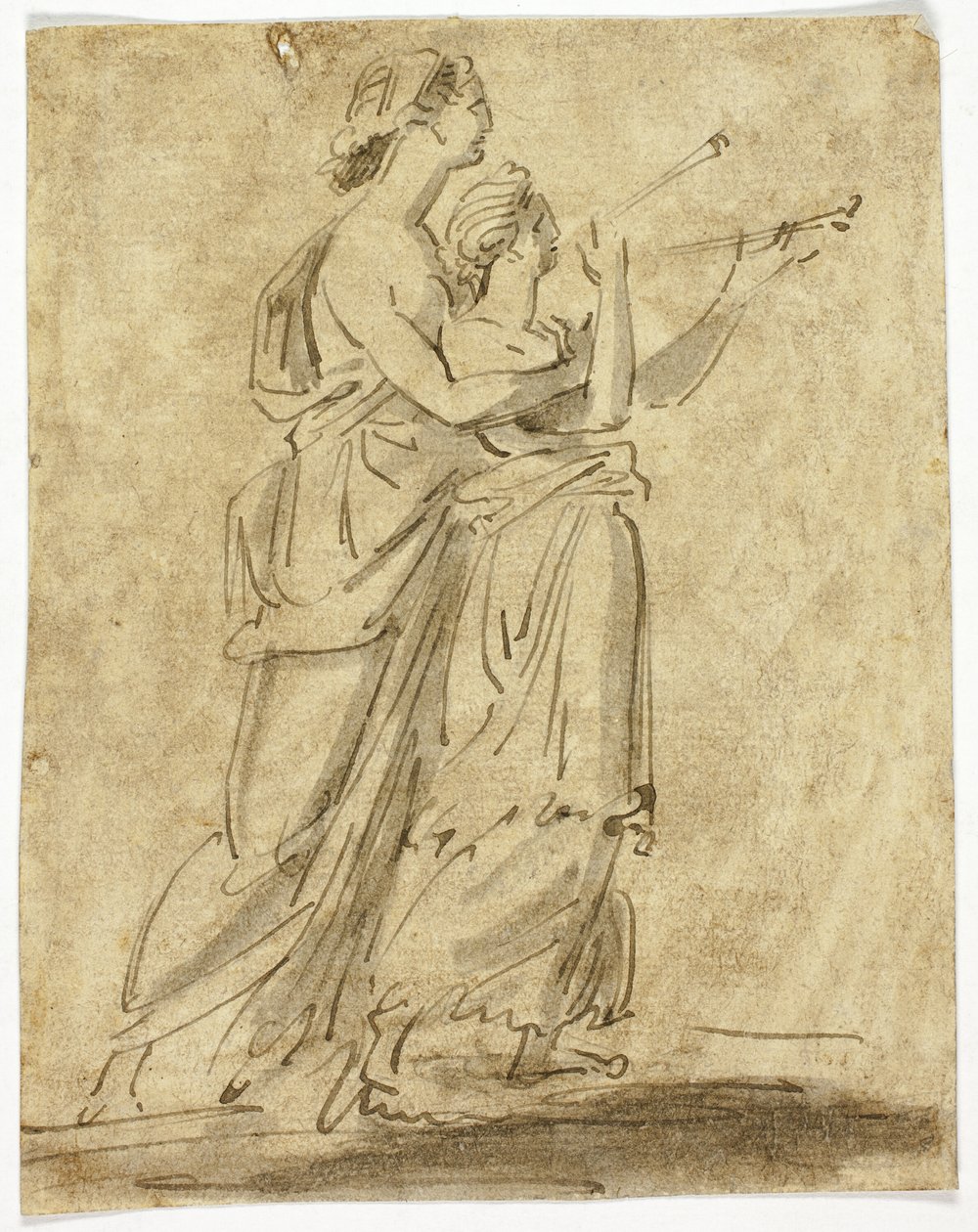 Dos figuras femeninas clásicas de Unknown artist