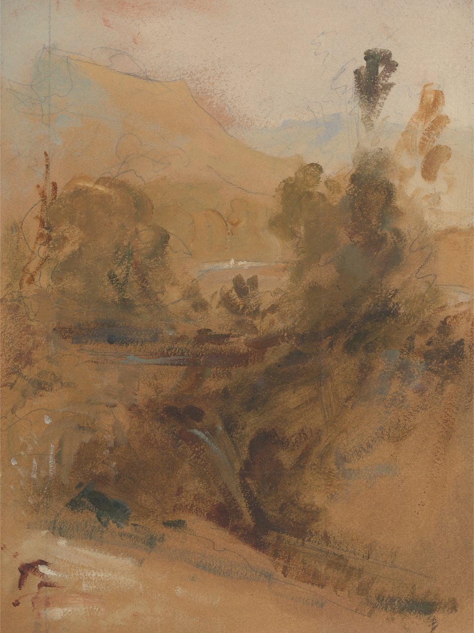 Paisaje vertical de Unknown artist