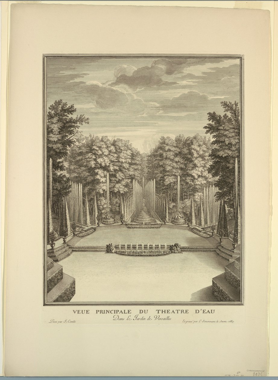 Versalles, Jardines, Teatro de Agua de Unknown artist
