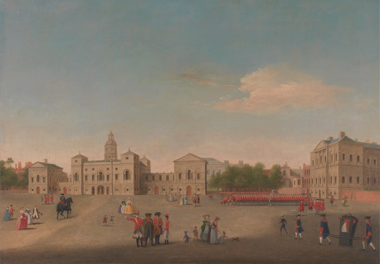Vista de Horse Guards y Whitehall de Unknown artist