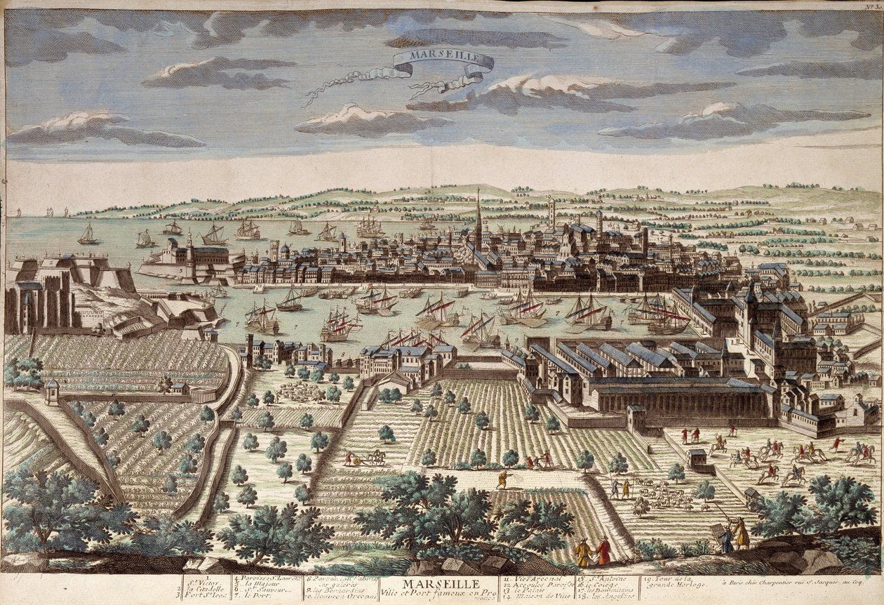 Vista de Marsella de Unknown artist