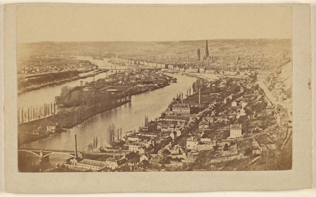 [Vista de Rouen, Francia] de Unknown artist