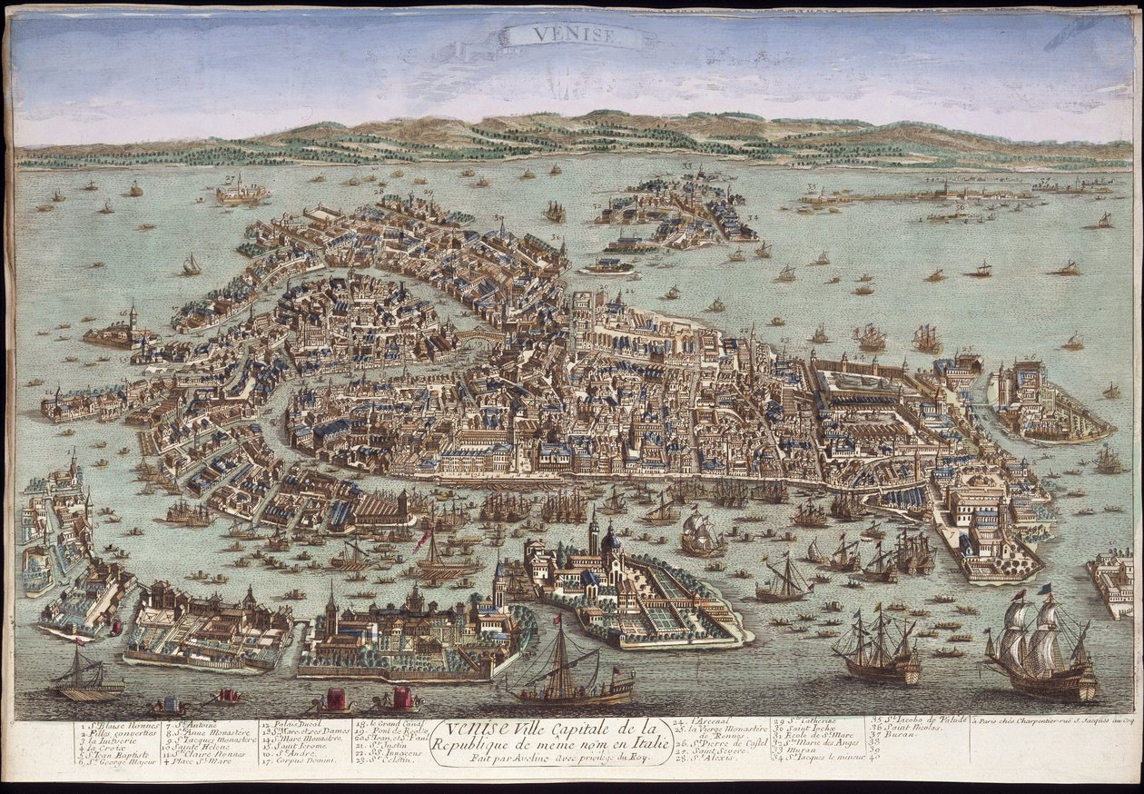 Vista de Venecia de Unknown artist