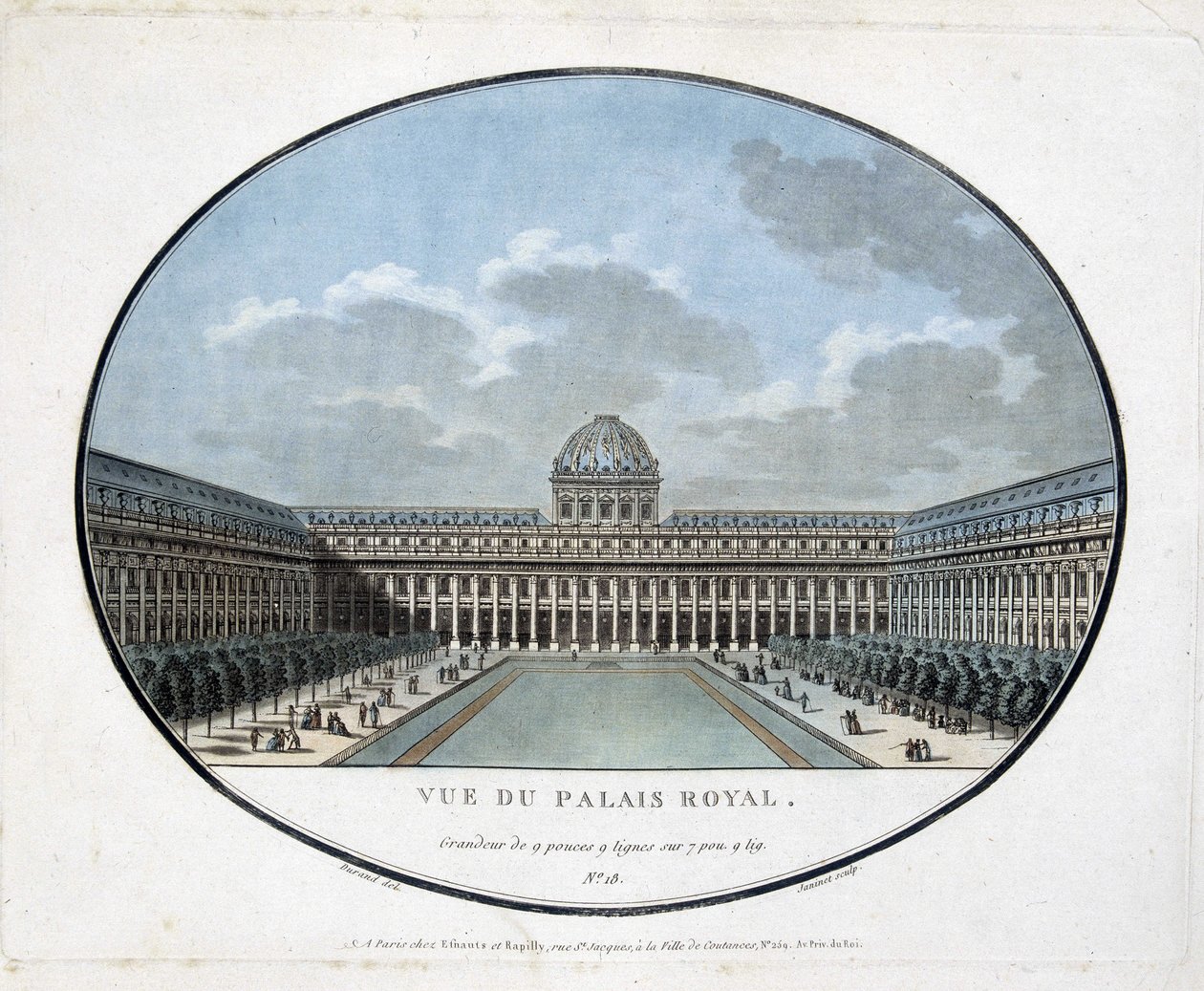 Vista del Palacio Real (patio interior) de Unknown artist