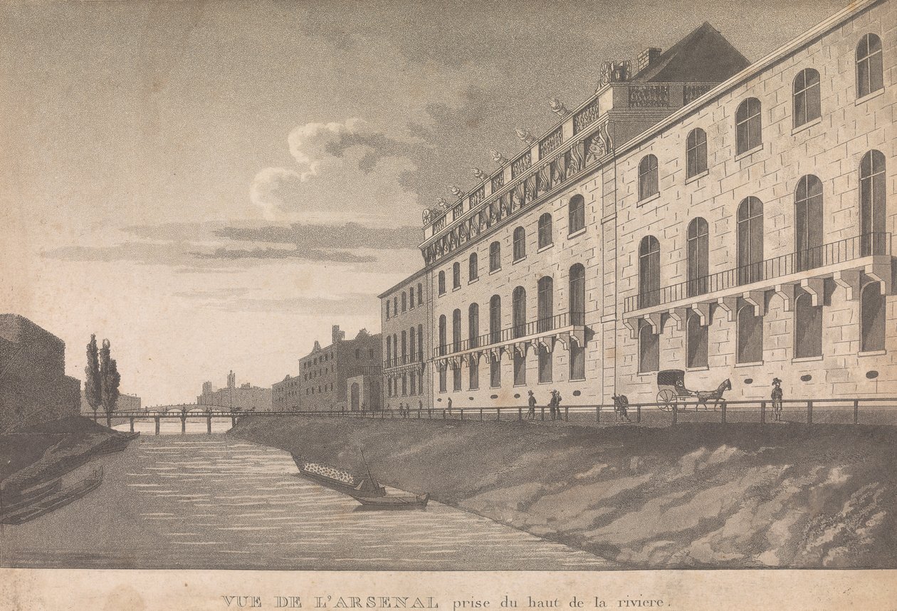 Vista de la subida del Arsenal desde lo alto del río; página 10 (Volumen Uno) de Unknown artist