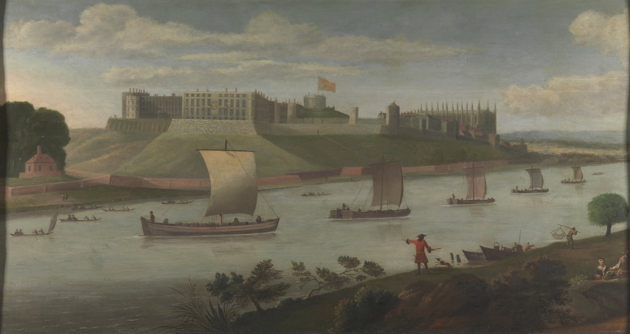 Castillo de Windsor desde la orilla de Buckinghamshire de Unknown artist