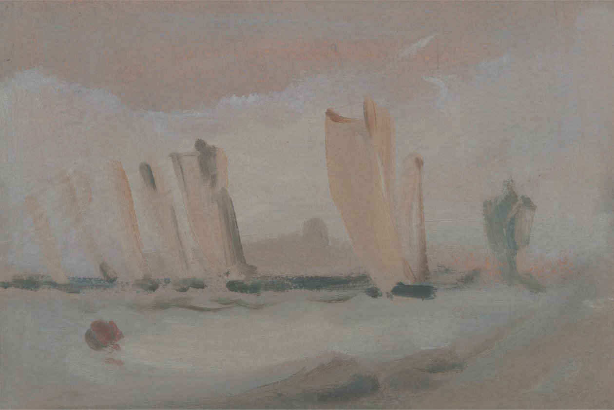 Regatas en el Solent de Unknown artist