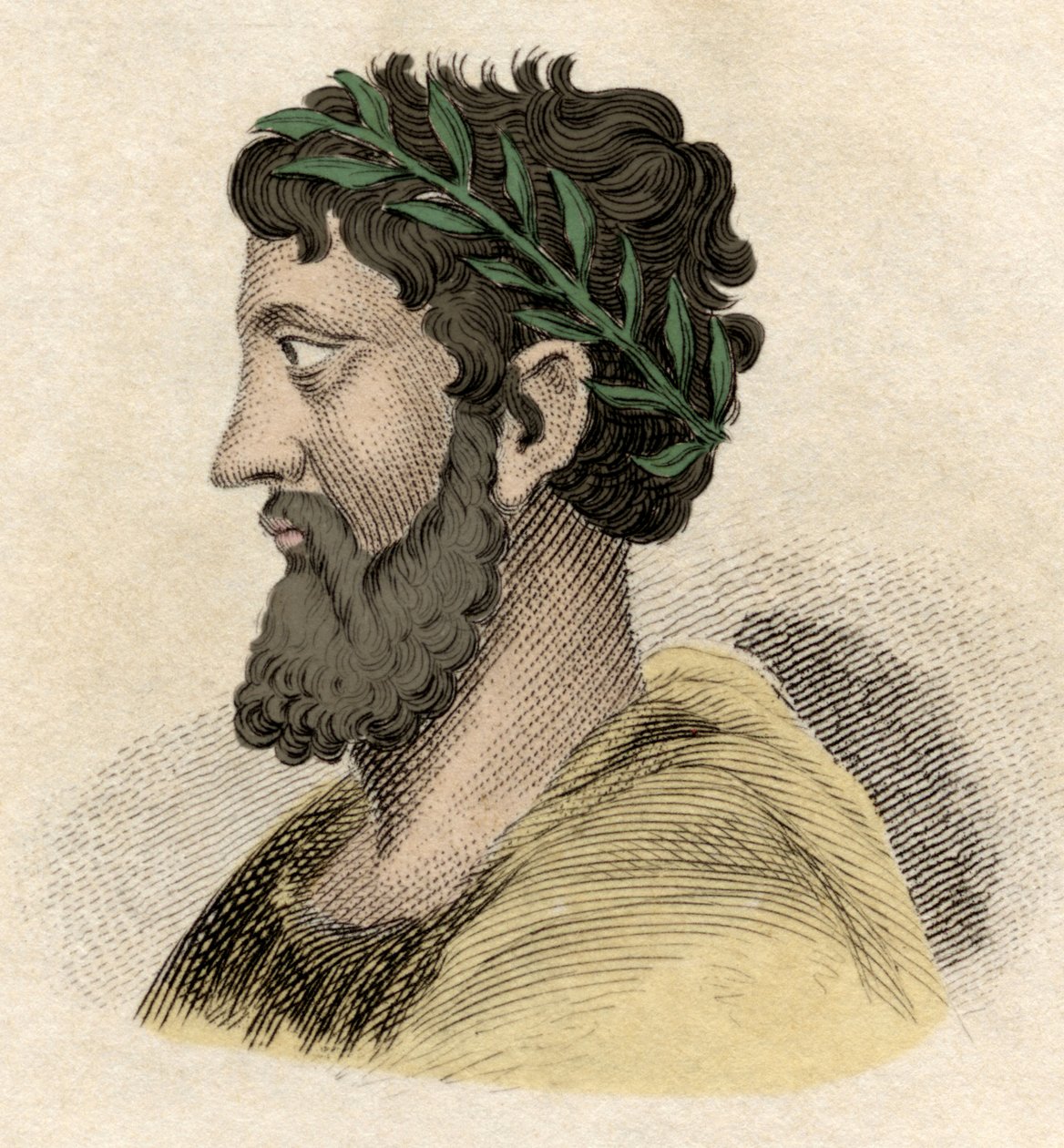 Zaleuco, filósofo y legislador griego de los locrios, siglo VII a.C. de Unknown artist