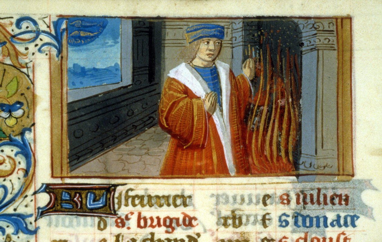 Peces del Zodiaco, chimenea - miniatura, Edad Media: Solicitar permiso a la Biblioteca Municipal de Toulouse de Unknown artist