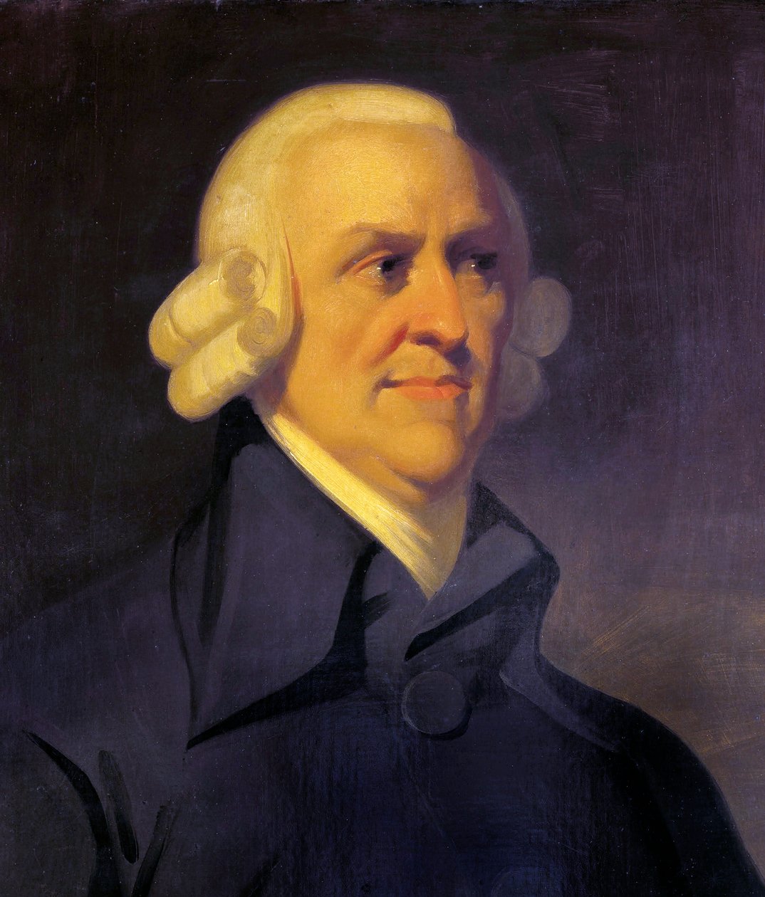 Detalle de Retrato de Adam Smith (1723-1790) de Unknown artist