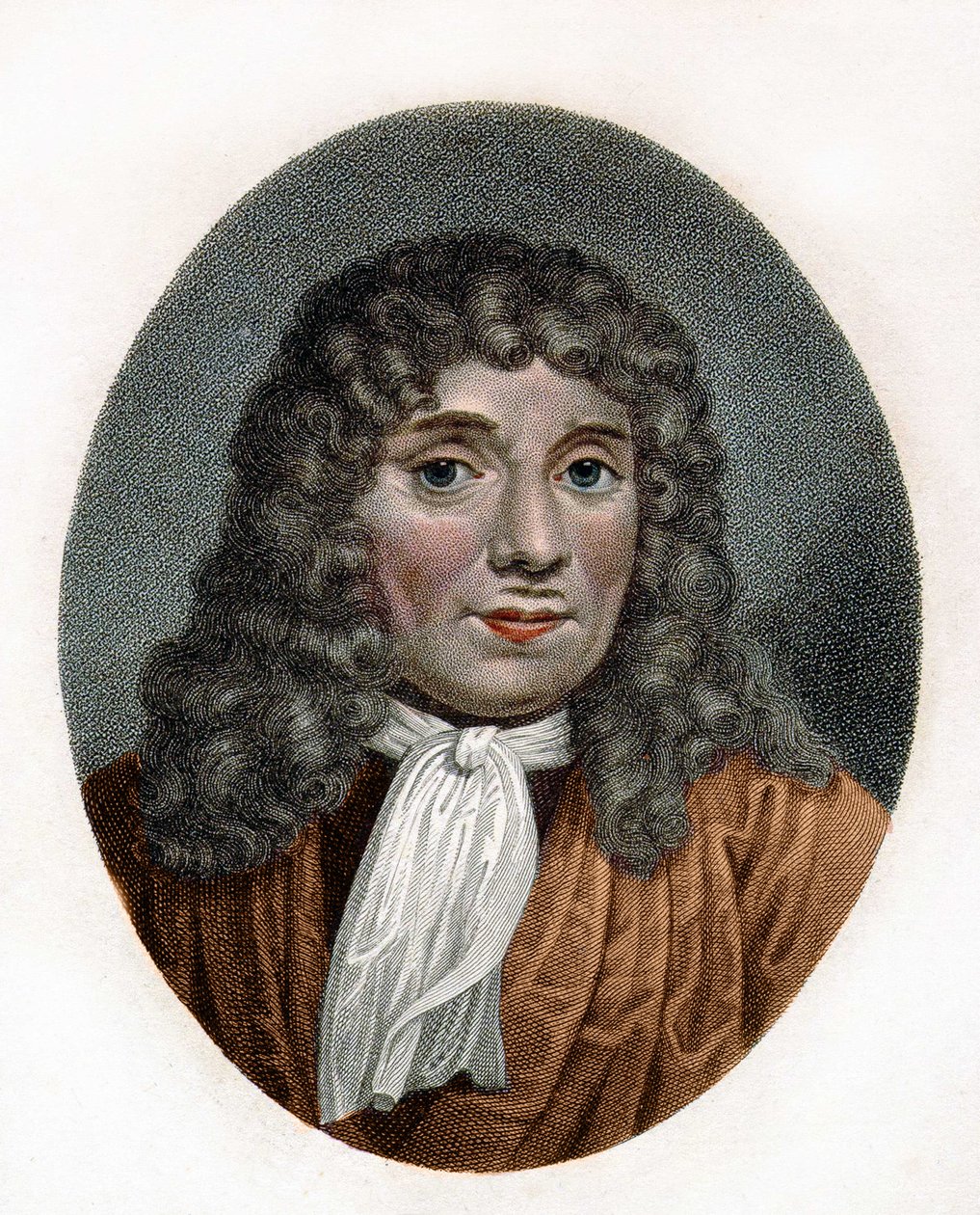 Retrato de Antonie Van Leeuwenhoek o Anton van Leeuwenhoek, o Leeuvenhoek, o Leeuwenhoeck. Naturalista neerlandés (1632-1723). Grabado del siglo XVIII de Unknown artist