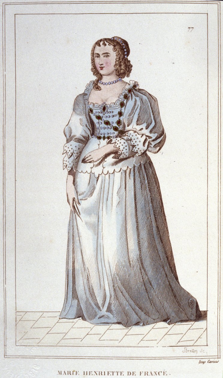 Retrato de Enriqueta María de Francia. París de Unknown artist