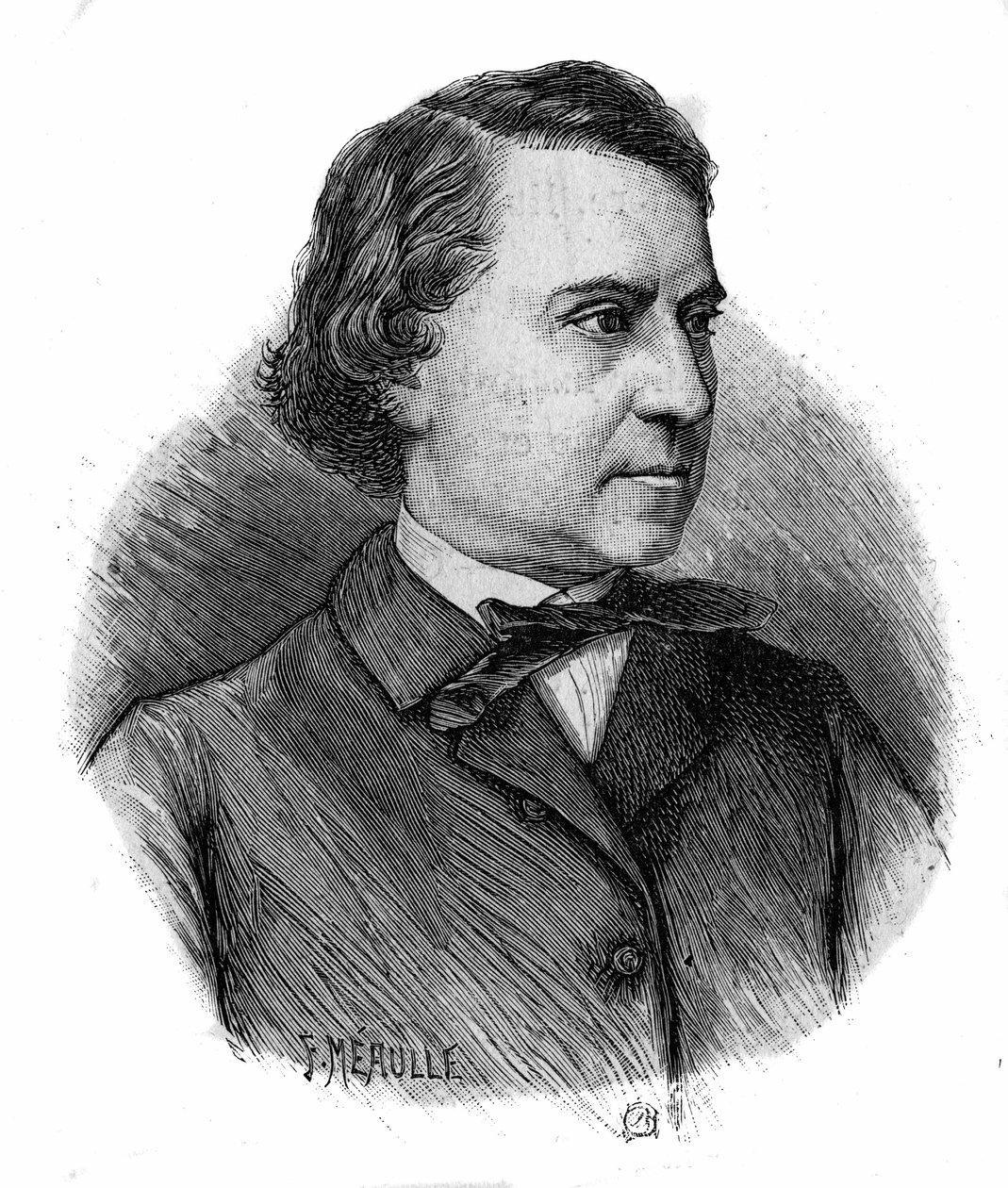 Retrato de Louis Blanc, político e historiador francés (1811-1882). de Unknown artist