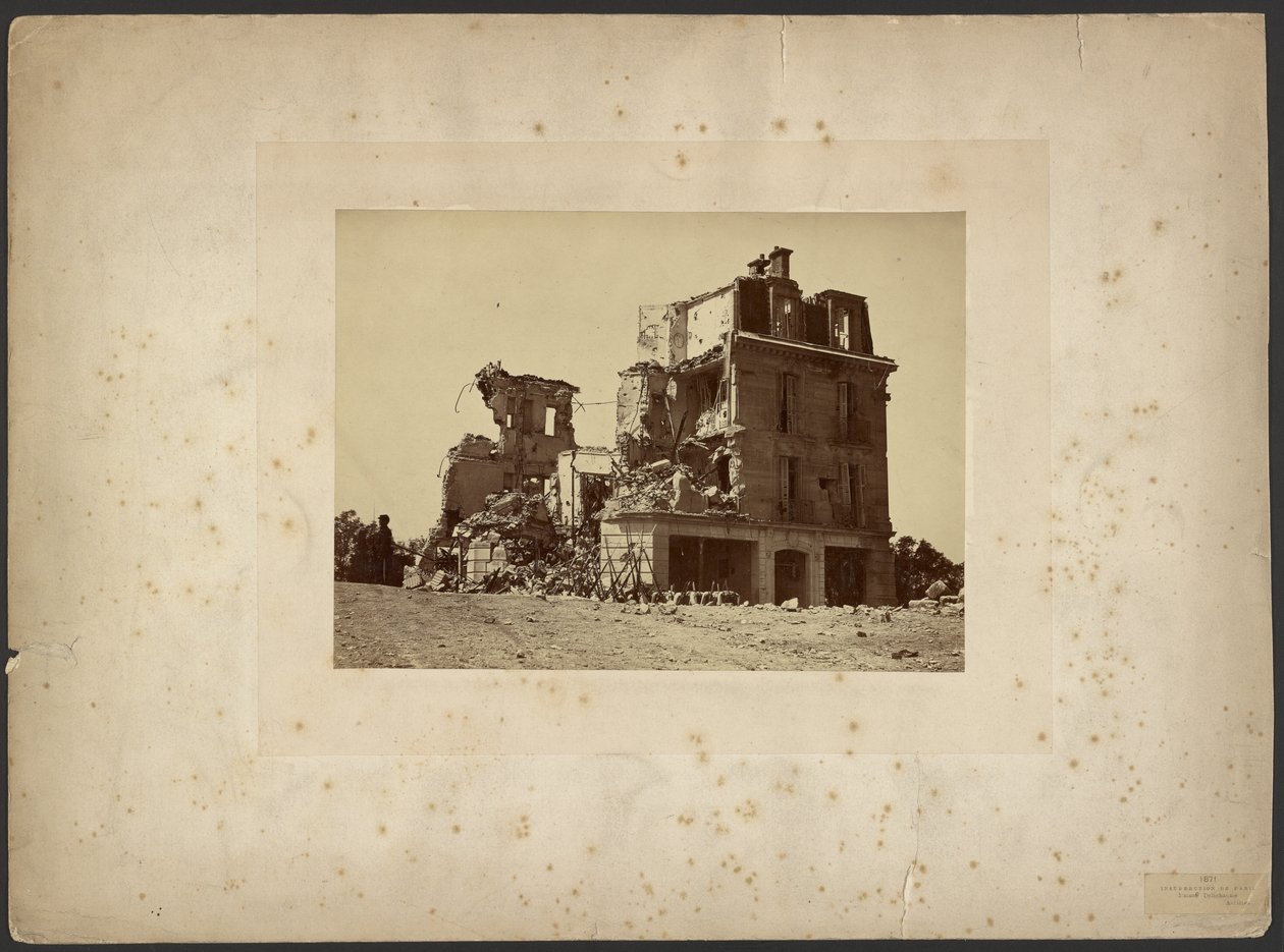 Levantamiento de París, Maison Delachaume, Asnières de Unknown artist/maker