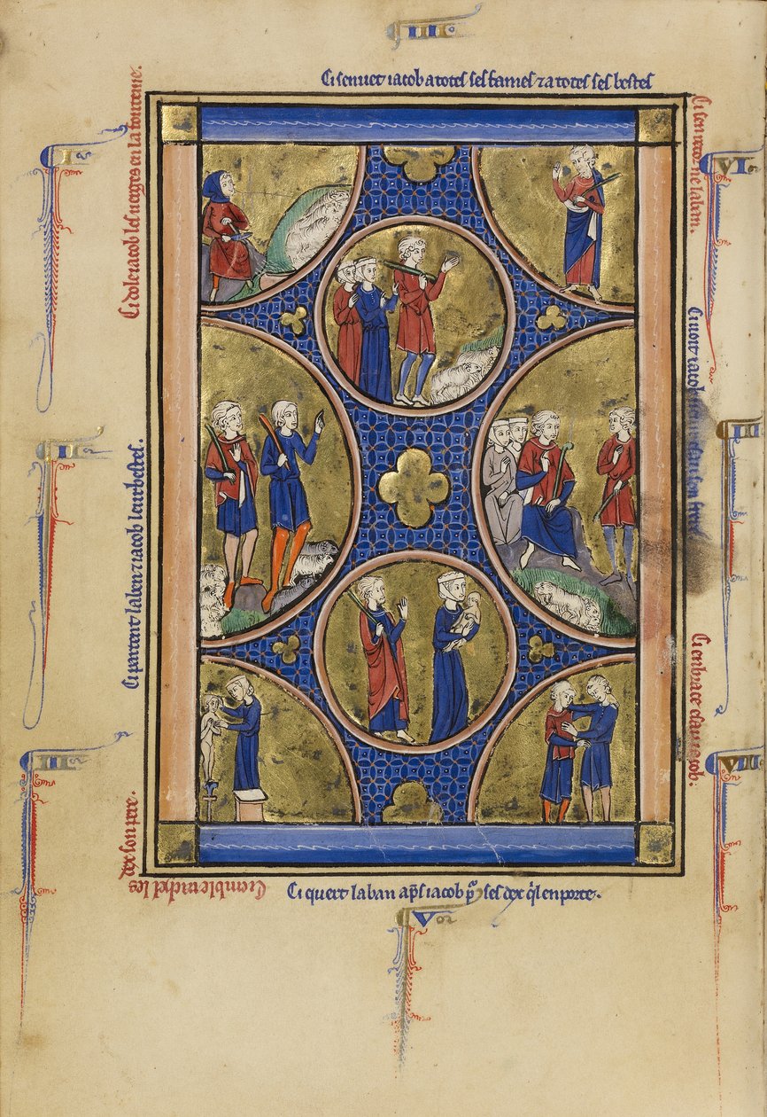 Escenas de la vida de Jacob de Unknown artist/maker