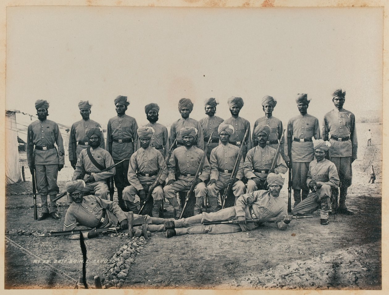 Sepoys de la 28ª Infantería Nativa de Bombay de Unknown photographer
