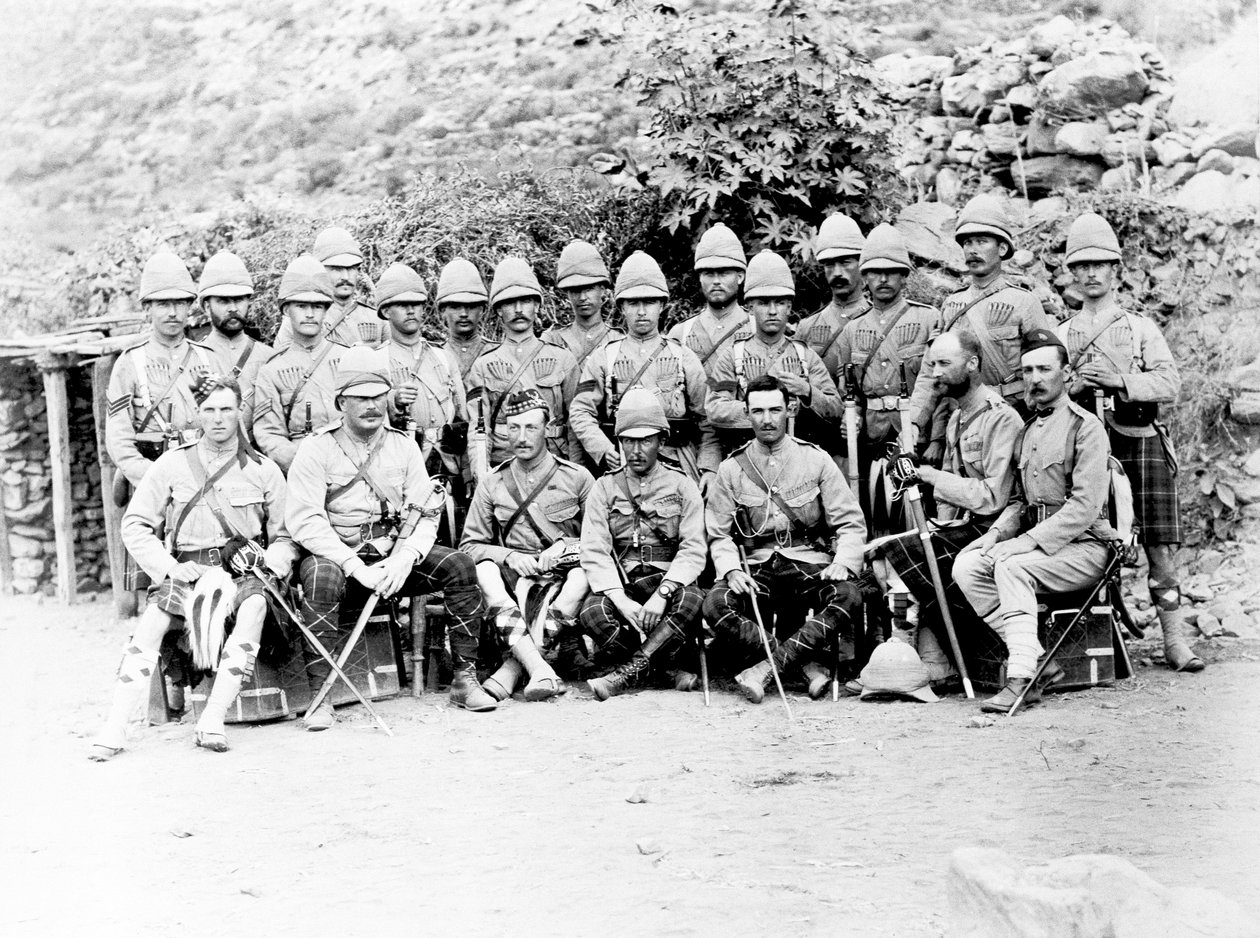 2º Batallón, Highlanders de Seaforth (Ross-shire Buffs, El Duque de Albany), Expedición a la Montaña Negra de Unknown photographer