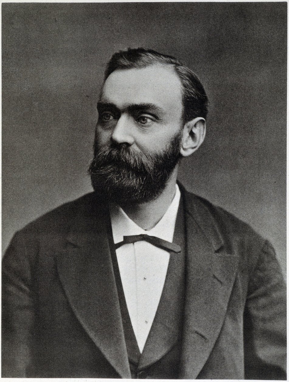 Alfred Nobel a los 50 años - fotografía de Unknown photographer