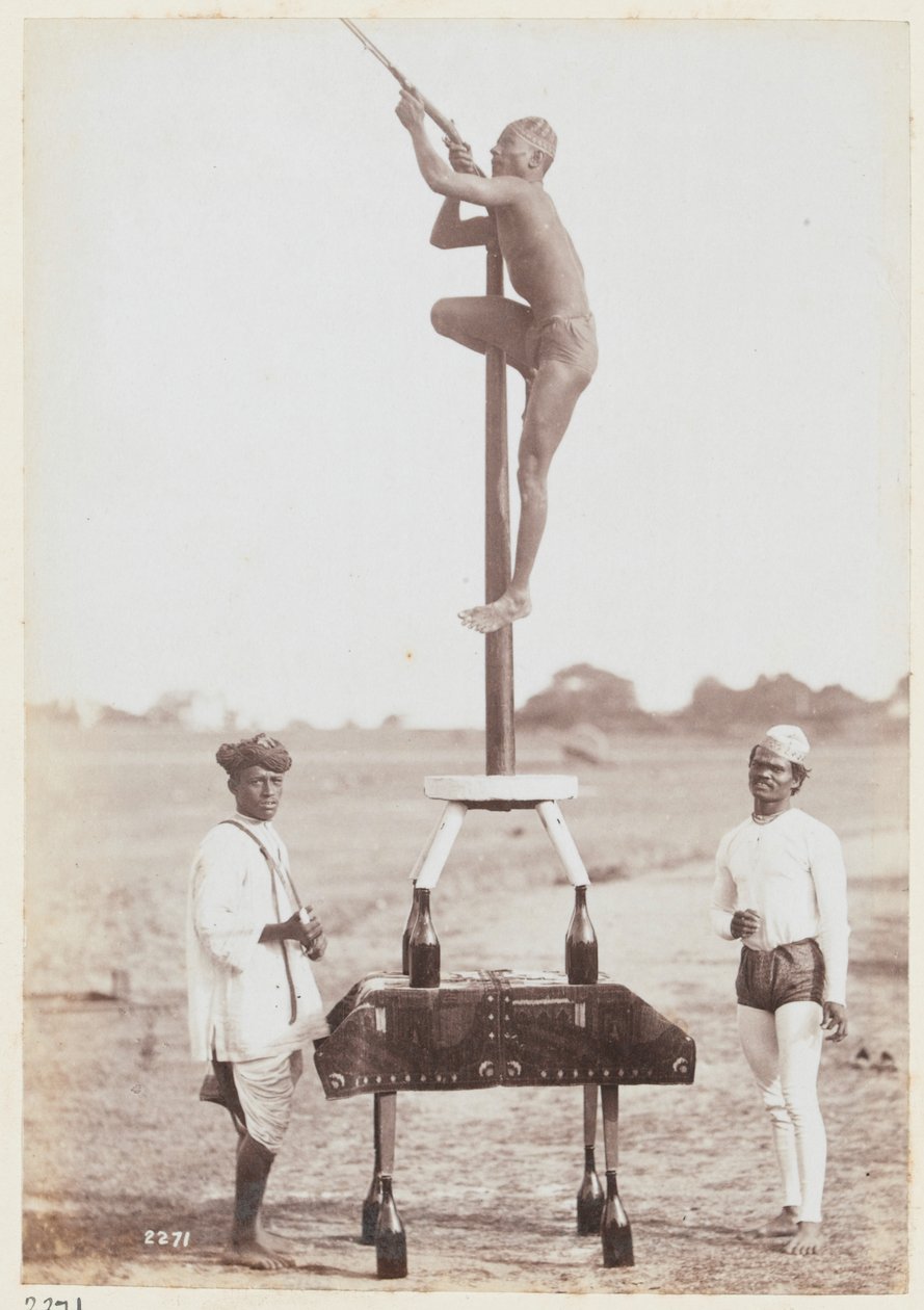 Ejercicios atléticos en el Campamento de Ejercicios de Delhi de Unknown photographer