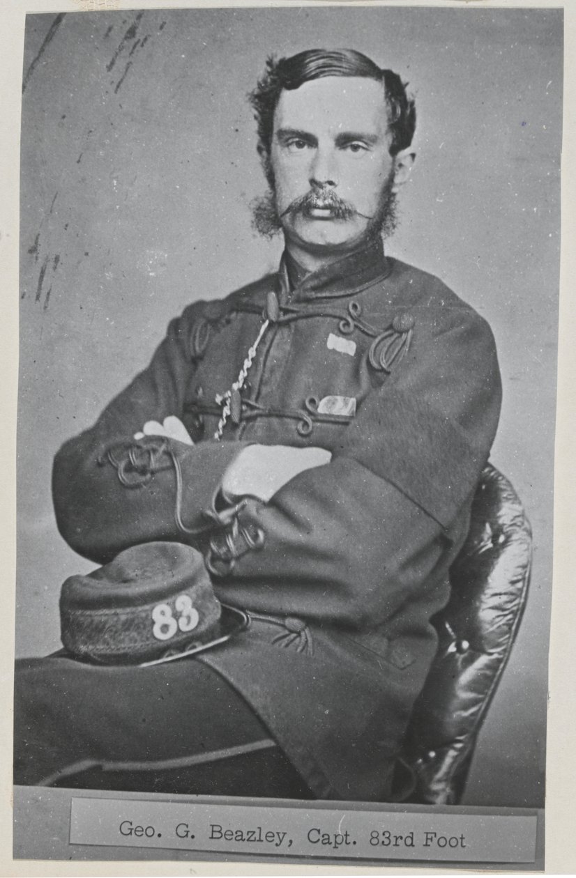 Capitán George G Beazley, 83º Regimiento de Infantería (Condado de Dublín) de Unknown photographer