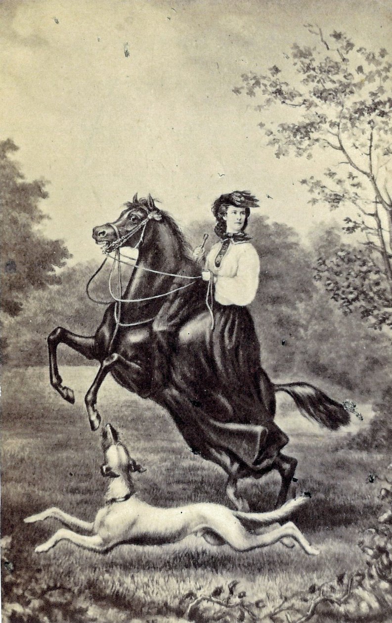 Isabel, emperatriz de Austria y reina consorte de Hungría (24 de diciembre de 1837 - 10 de septiembre de 1898) (foto) de Unknown photographer