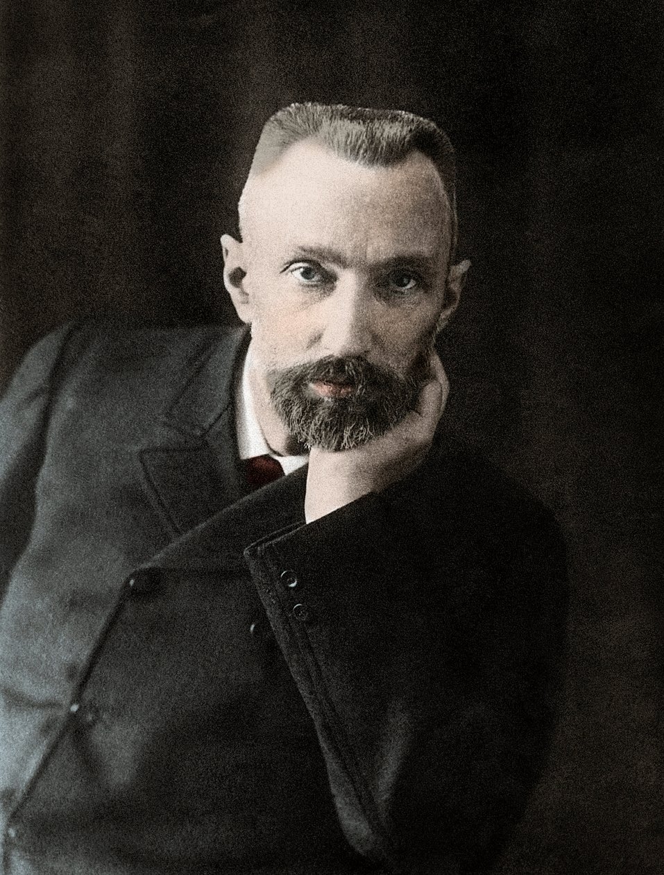 Físico francés Pierre Curie - Retrato de Pierre Curie (1859-1906), físico francés de Unknown photographer