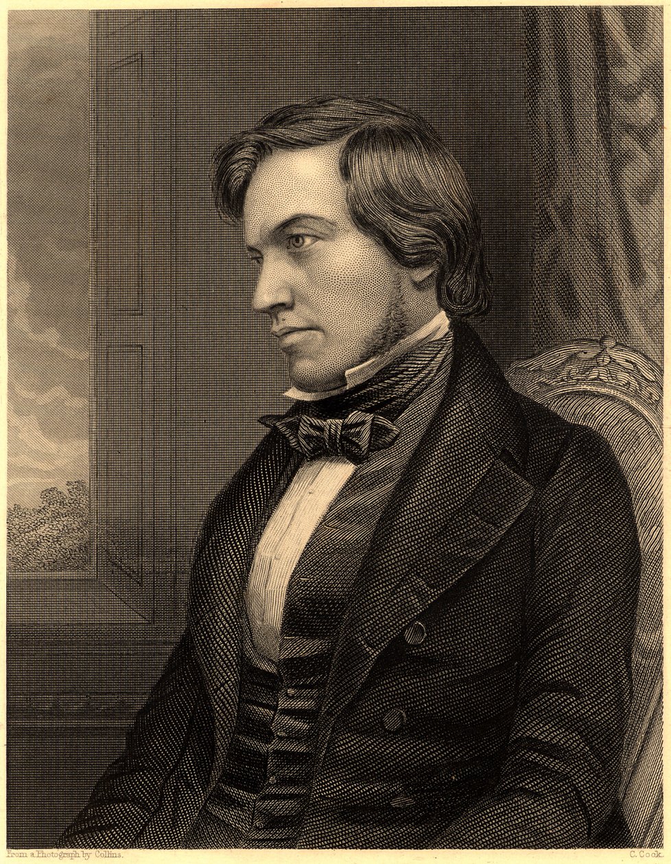 "George Fownes (1815-1849). Químico británico, c.1860 (grabado) de Unknown photographer
