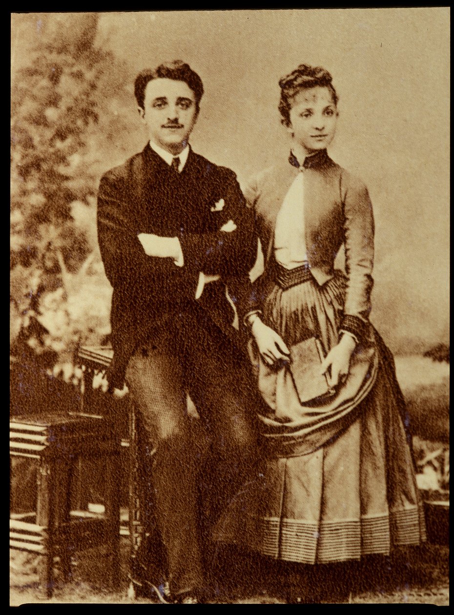 Georges y Jeanne Hugo (Nietos de Victor Hugo) de Unknown photographer