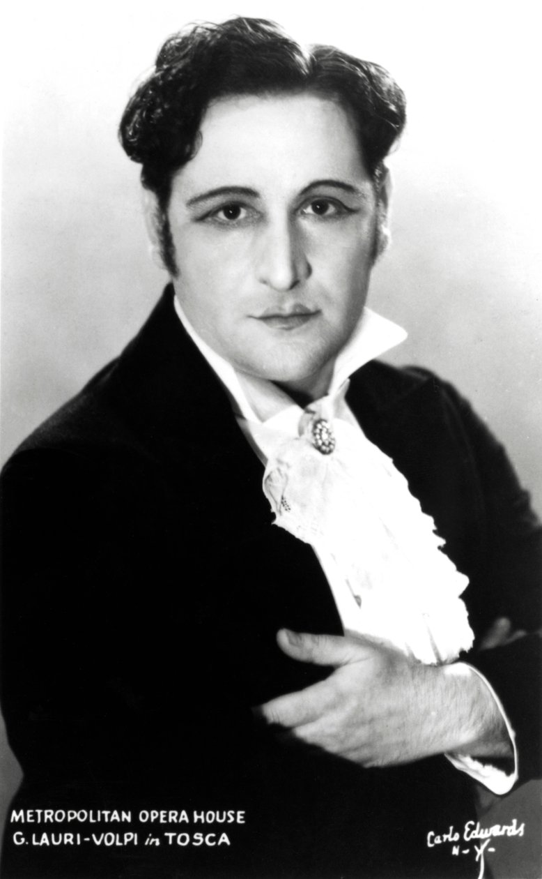 Giacomo Lauri-Volpi en "Tosca", en el Metropolitan Opera House de Nueva York de Unknown photographer