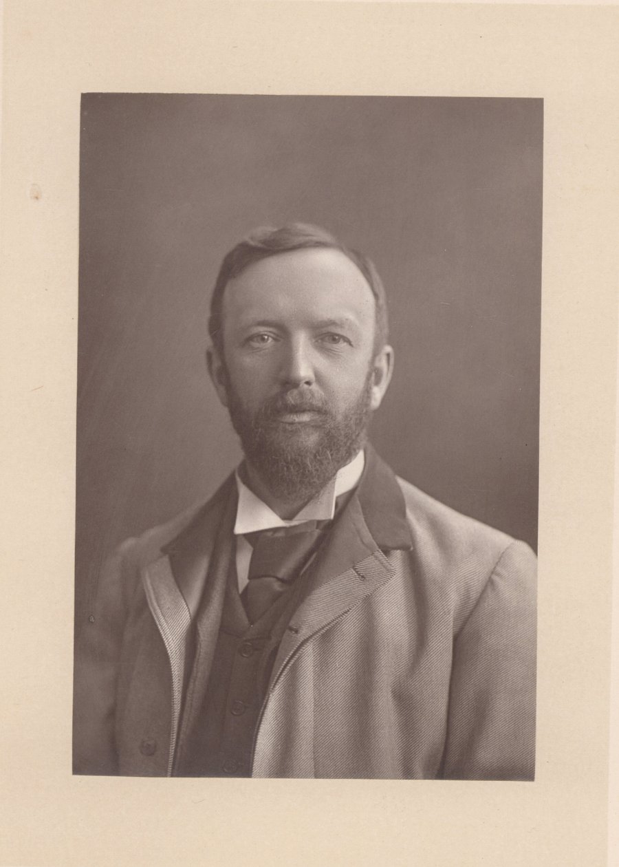 Henry Arthur Jones (1851-1929) Dramaturgo inglés (foto b/n) de Unknown photographer